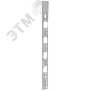 Органайзер кабельный вертикальный 75х12мм 42U серый