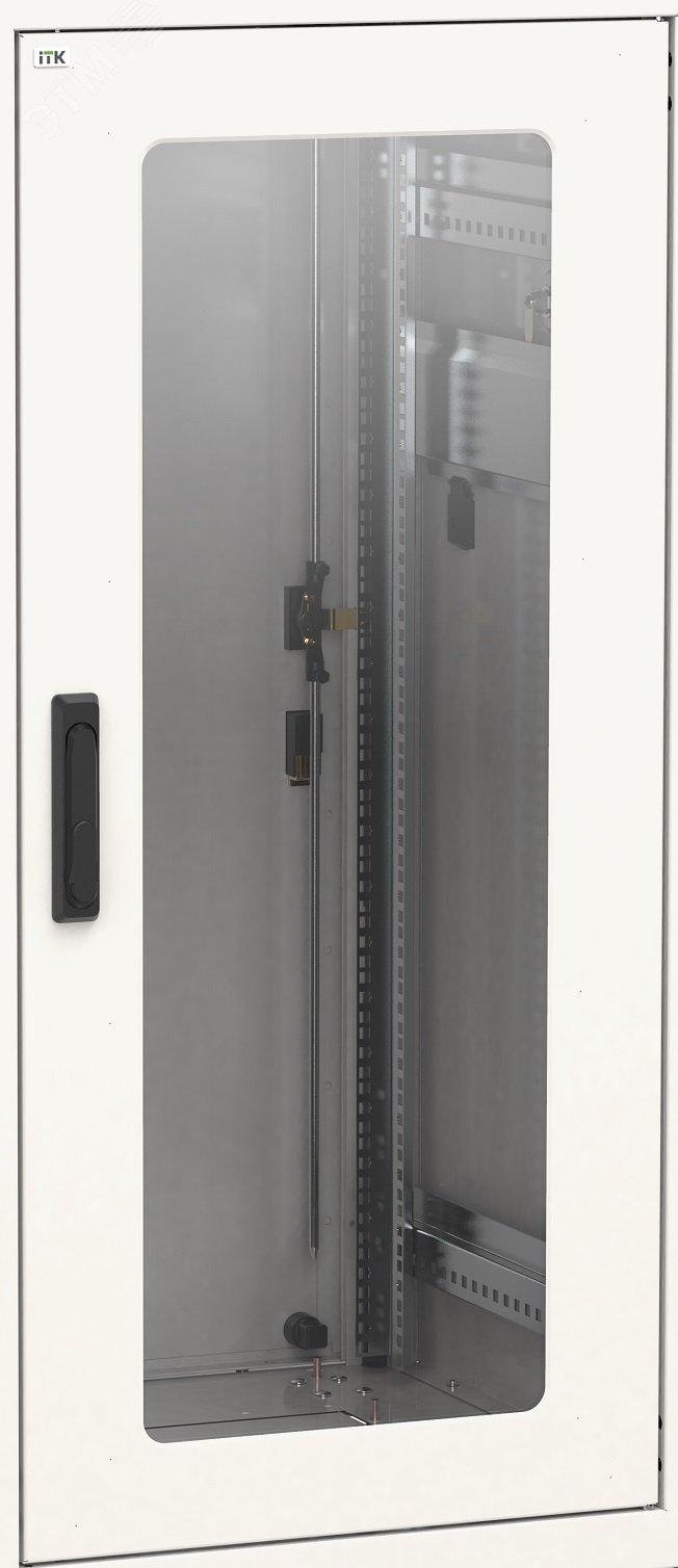Изображение товара Дверь стеклянная 800мм шкафа 24U сер. (шт)