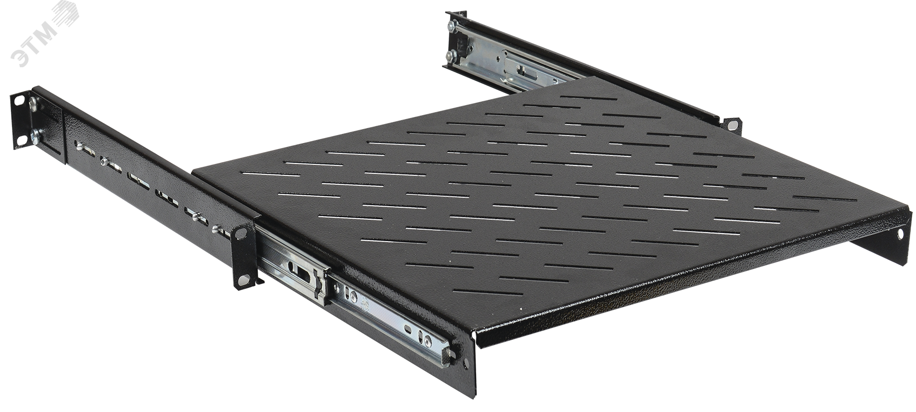 Изображение товара Полка выдвижная ITK L=800мм черная для оборудования