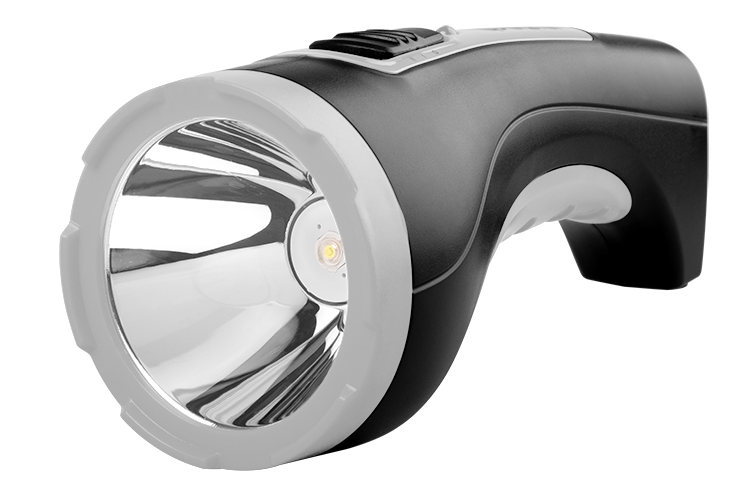 Фонарь светодиодный аккумуляторный AccuF2-L3W-bk черный