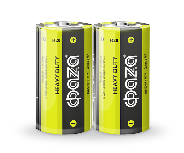 Элемент питания D R20 Heavy Duty Shrink-2