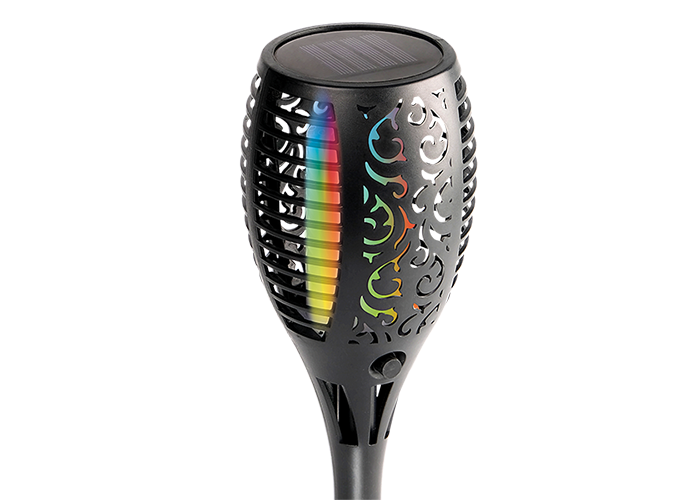 Светильник ландшафтный садово-парковый SLR-S08 RGB с солнечной батареей устанавливается в грунт IP44