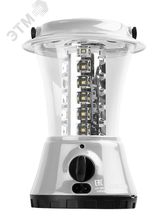 Изображение товара Аккумуляторный переносной фонарь ФАZА AccuF5-L36-gy серый с регулятором яркости