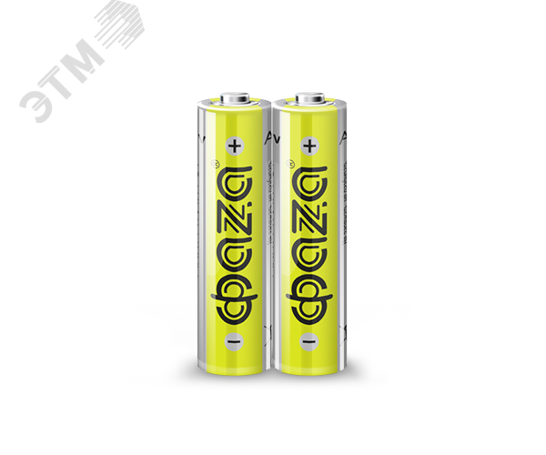 Изображение товара Аккумуляторы AA 600мАч Ni-Cd 2шт. от ФАZА для бытовых устройств