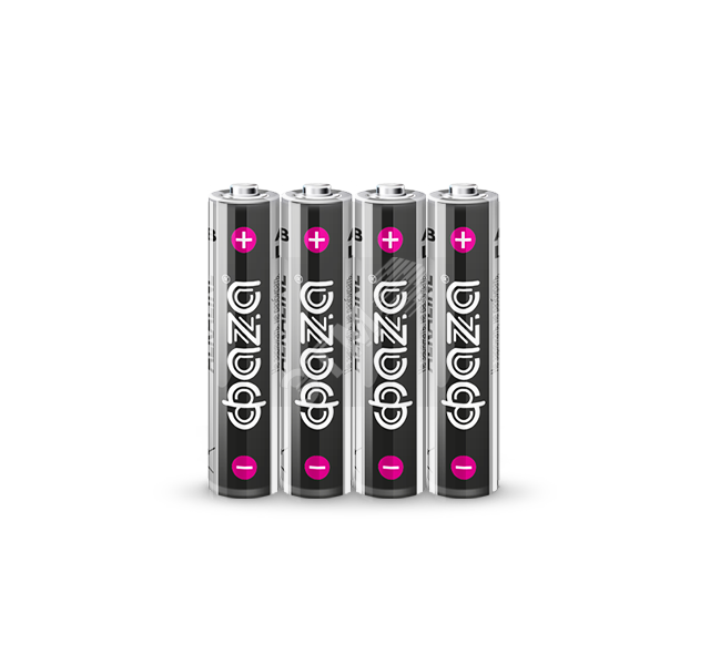 Изображение товара Элемент питания LR03 (AAA) алкалиновая уп. 4 шт. Alkaline Shrink-4 (шт)