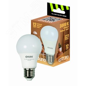 Лампа светодиодная LED 12Вт E27 3000K груша 230/50 5038325 ФАZА