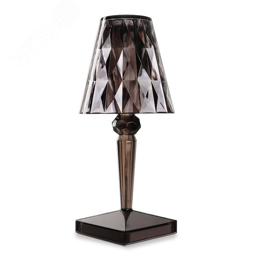 Светильник светодиодный настольный декоративный Кристалл USB 2700-6500К 120Лм (плавная регулировка яркости) высококачественный акрил белый - фото 1