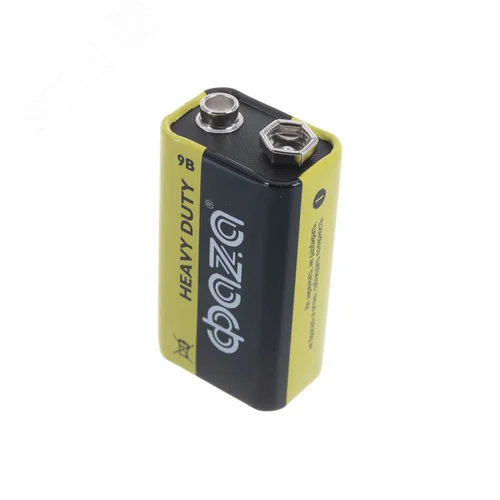 Элемент питания 6F22 9V солевая Heavy Duty Shrink-1 - фото 2