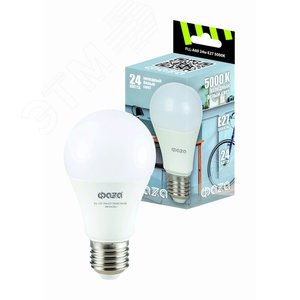 Лампа светодиодная LED 24Вт E27 5000K груша 230/50