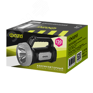 Фонарь аккумуляторный AccuF7-L1W/L16 - bk черный - фото 3