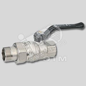 Кран шаровой 1' ВН со сгоном ручка OREGON 320 полнопроходной