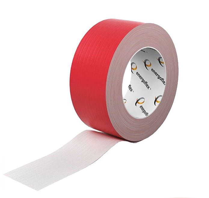 Лента армированная самоклеящаяся energopro 48мм х 25м, красная - Италия