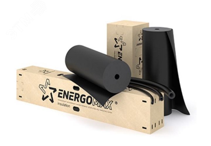 Изображение товара Теплоизоляция рулон Энергофлекс Energomax 06/1-15 6 мм черный Россия