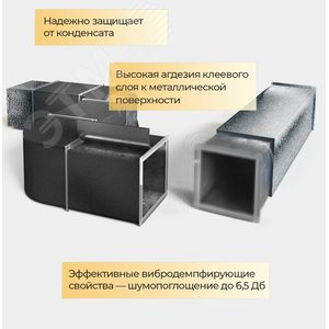 Теплоизоляция рулон Энергофлекс DUCT AL 3/1.0 30м - фото 3