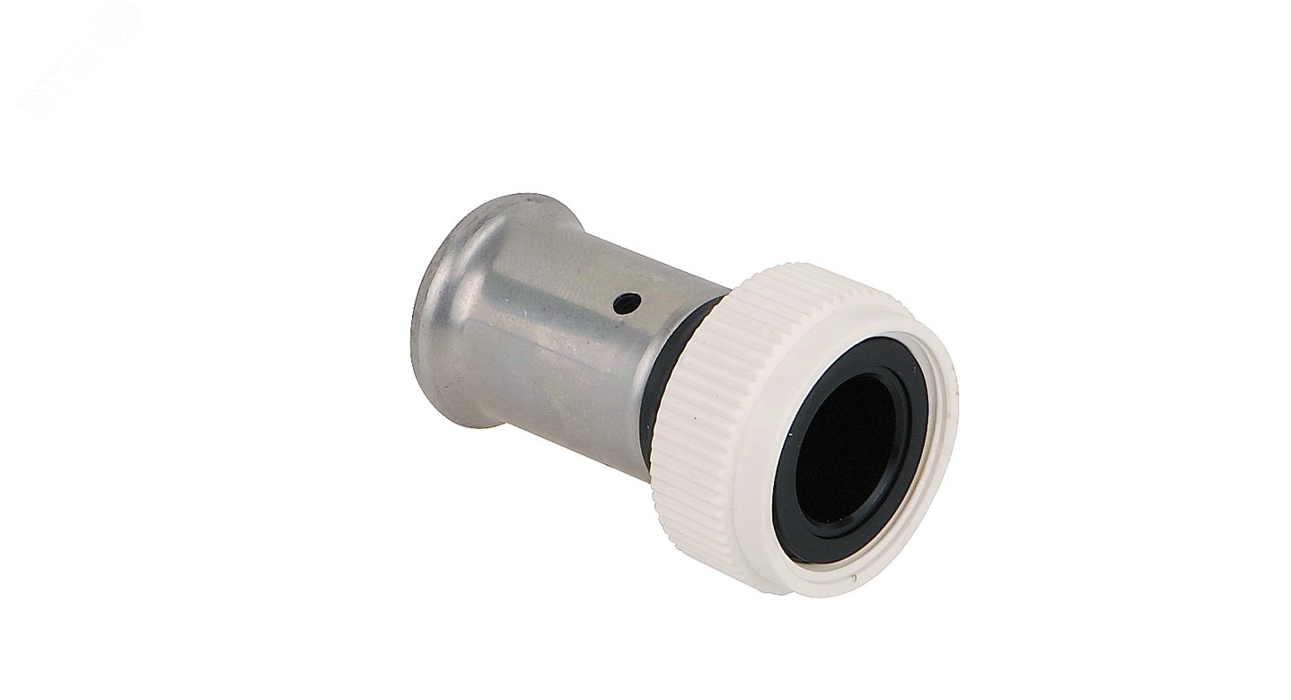 Изображение товара Пресс-фитинг с накидной гайкой из PVDF 20x3/4 для трубопроводов