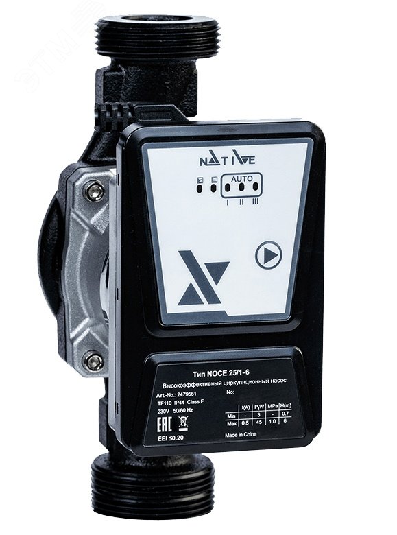 Изображение товара Циркуляционный насос WILO Native NOCE 25/1-4 для отопления и теплого пола