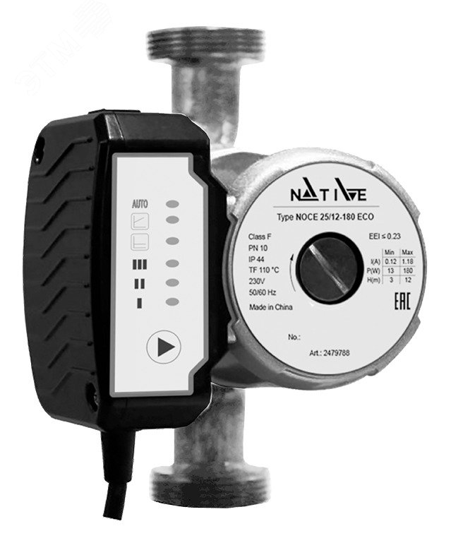 Изображение товара Циркуляционный насос Native NOCE 30/8-180 ECO для отопления и систем кондиционирования