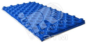Пенополистирол для теплого пола с покрытием 1000х800х38