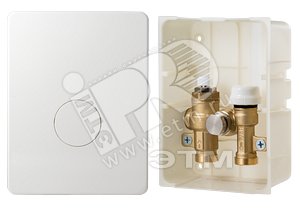 Изображение товара Комплект монтажный терморегулирующий VT.ICBOX 5 для водяного теплого пола Италия