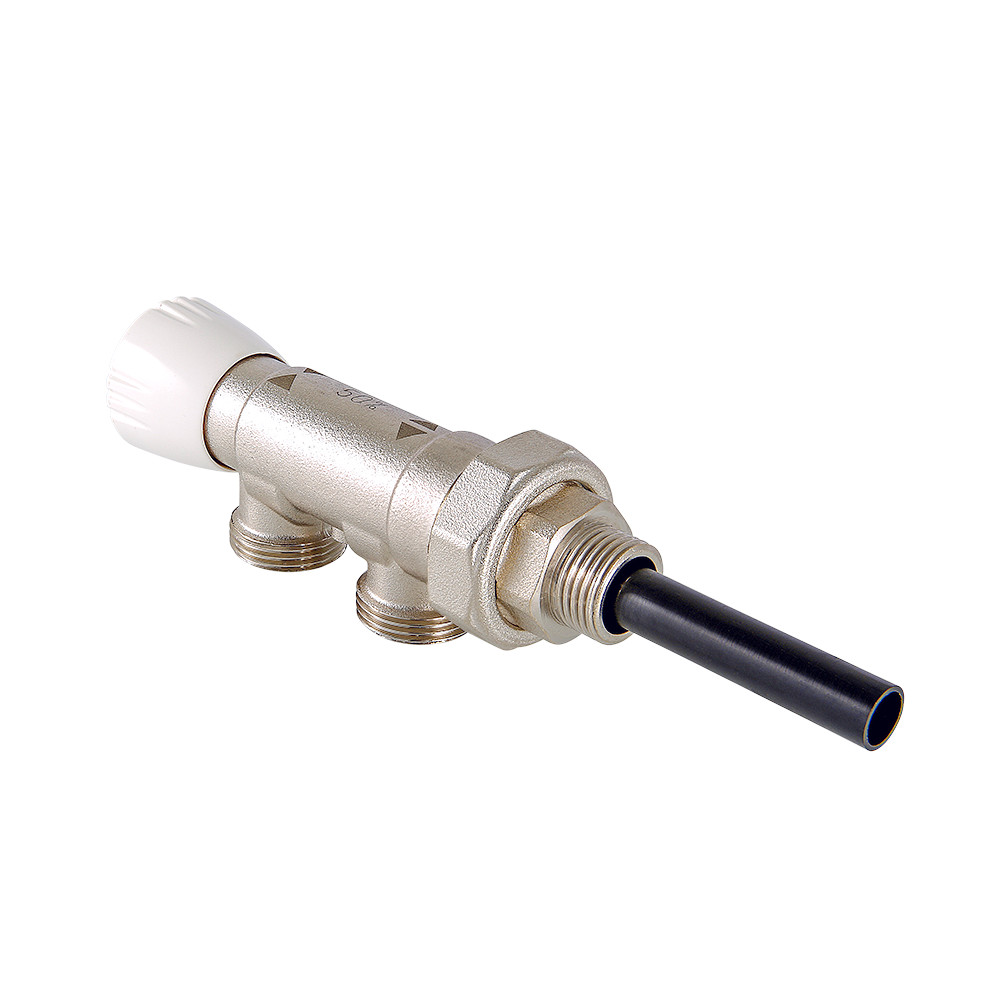 Узел инжекторный 1/2'x50% для подключения радиатора прямой