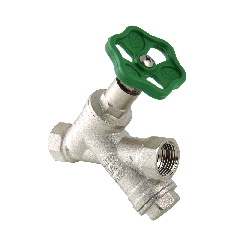 Вентиль 3/4' прямоточный с косым фильтром