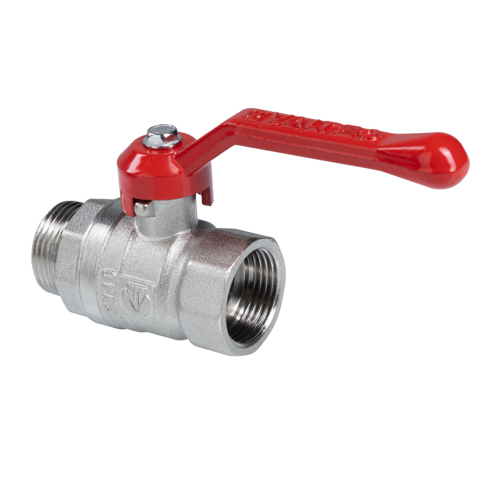 Кран шаровой СТАНДАРТ никелерованный 1/2' PN40 ВН рукоядка