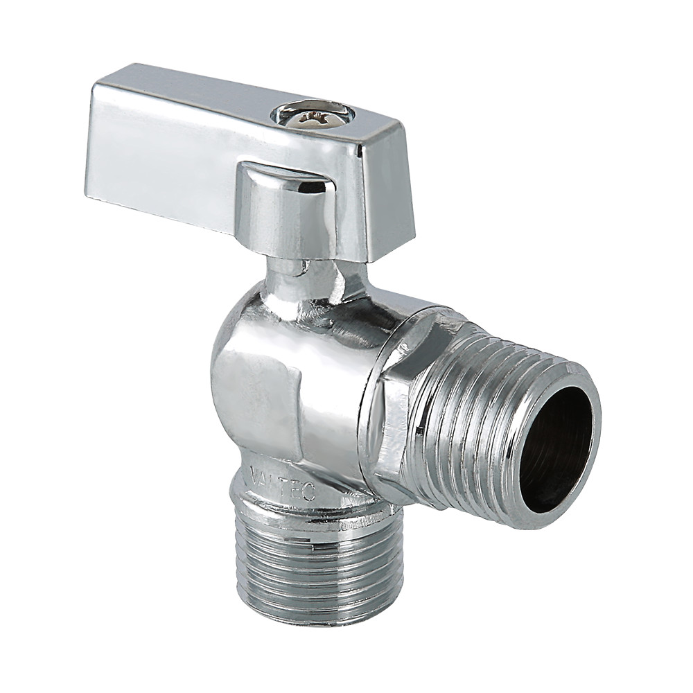 Кран шаровой угловой 1/2'x1/2' для подключения санитарных приборов