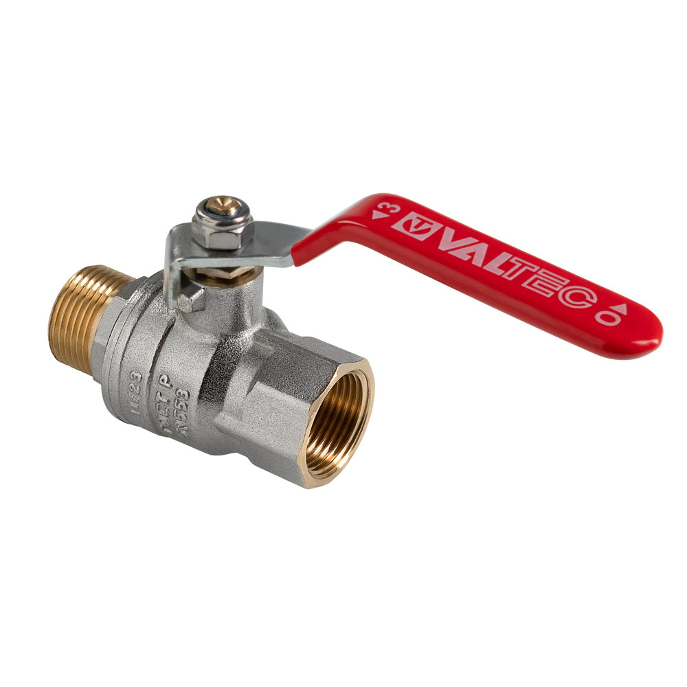 Кран шаровой полнопроходной, ГОСТ, стальная рукоятка Дн 20 вн.-нар.