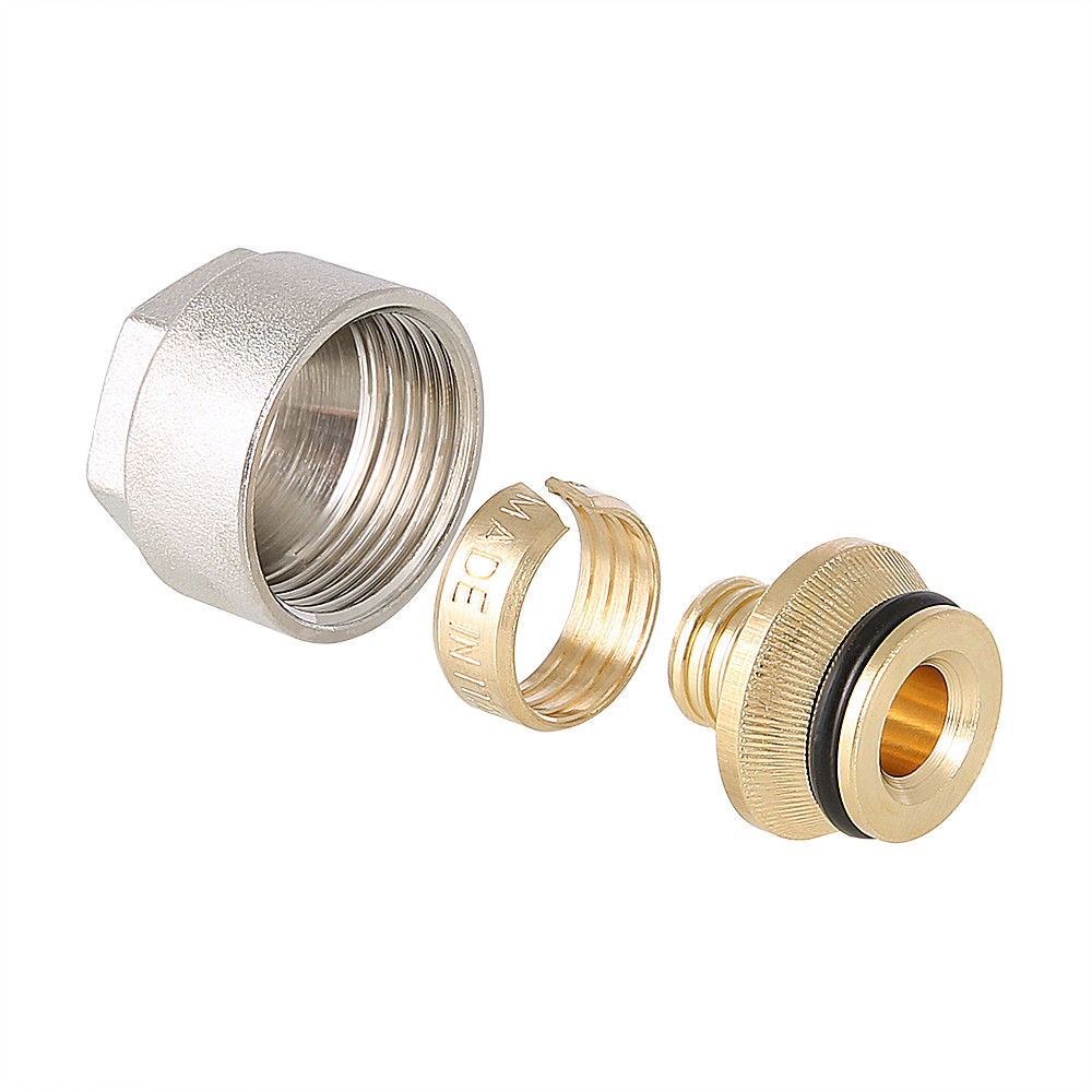 Соединитель обжимной 16 (2.0)x3/4' EK для пластиковой трубы