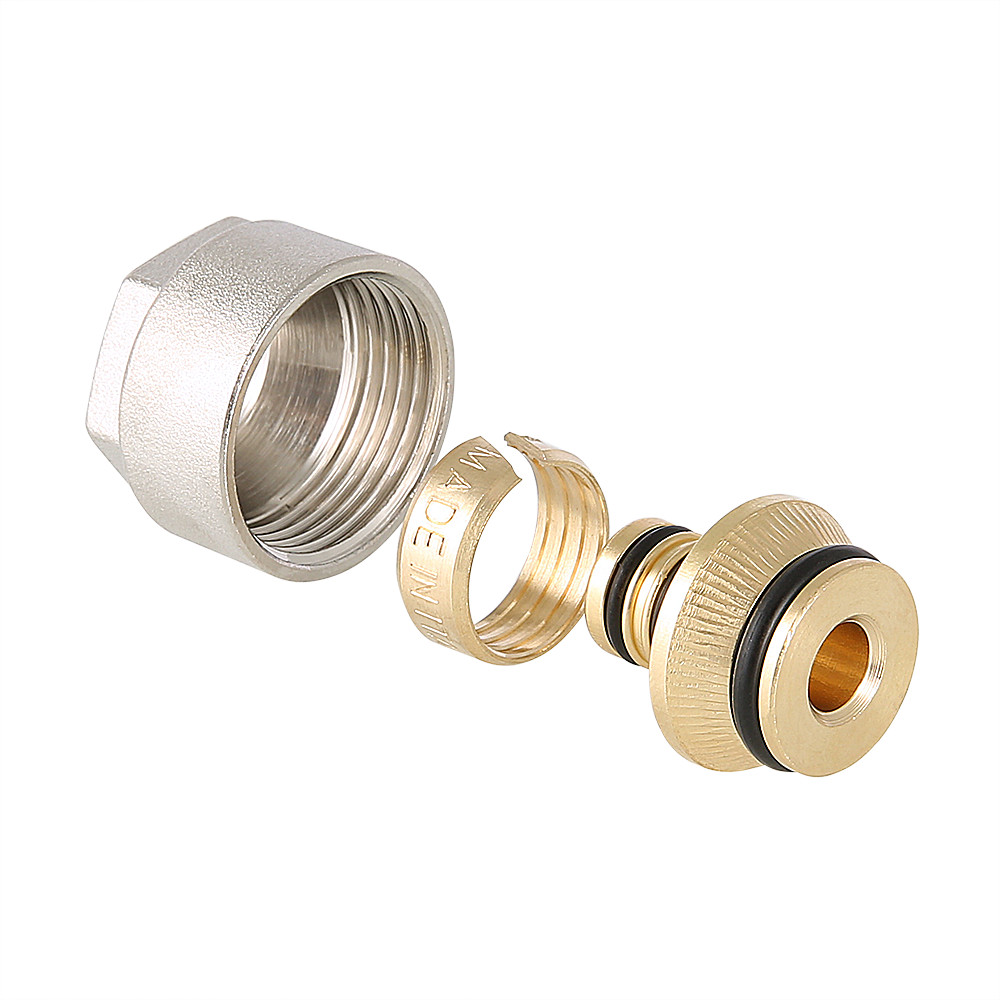 Соединитель обжимной 16 (2.0)x3/4' EK для металлопластиковой трубы