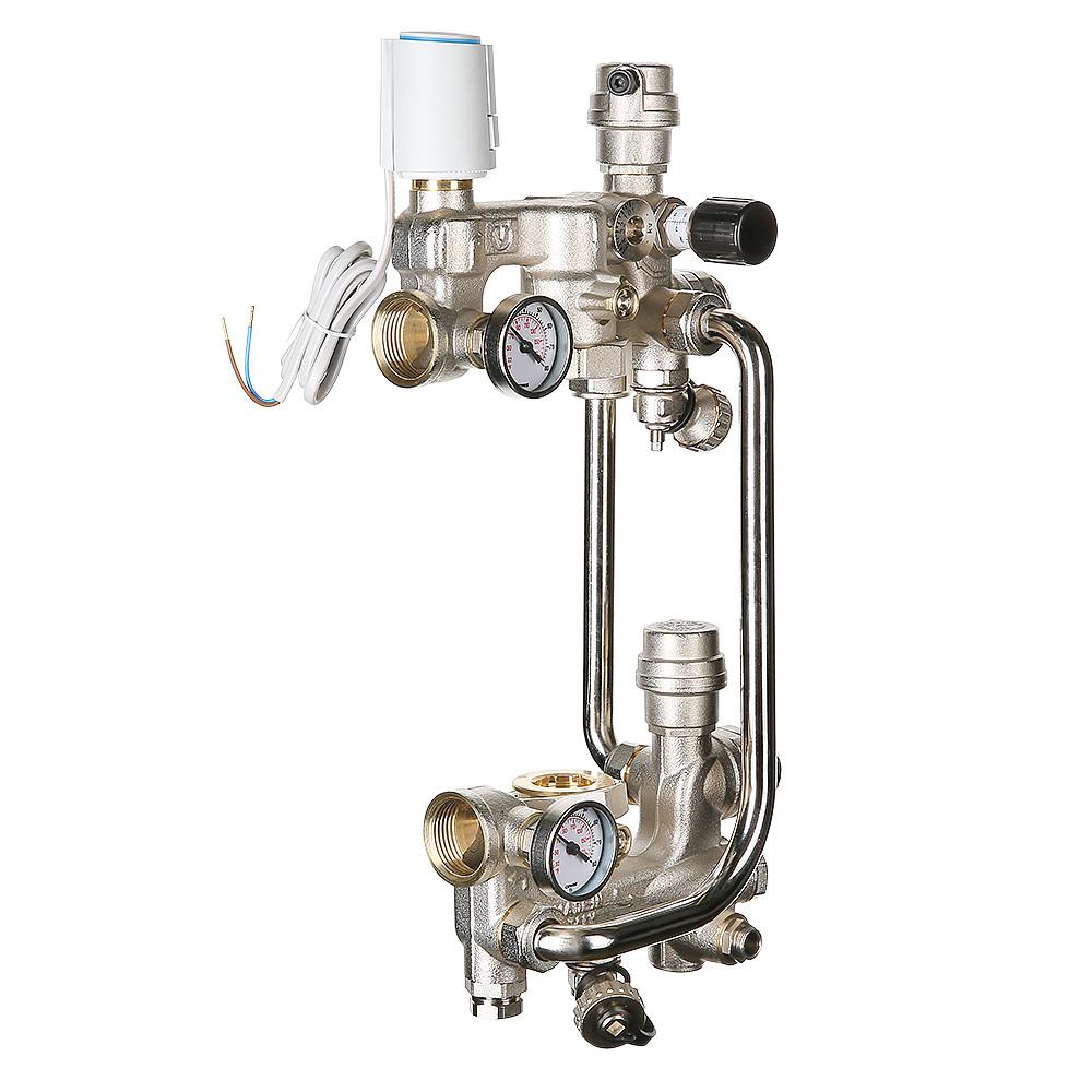 Насосно-смесительный узел с сервоприводом, без    насоса, монтажная длина насоса 180 мм (C)