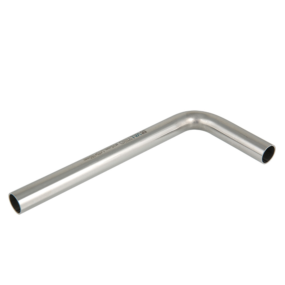 Отвод нержавеющая сталь 90 гр. 15 L= 70х160 мм