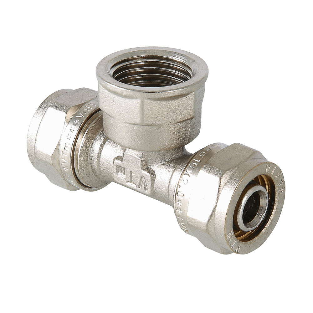 Тройник обжимной 26x1' ВР