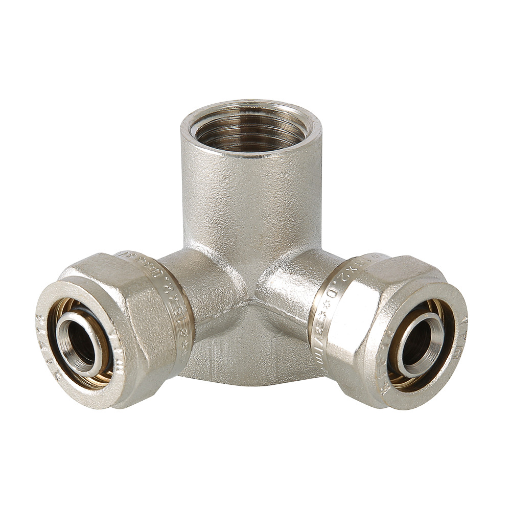 Водорозетка обжимная проходная 16x1/2'