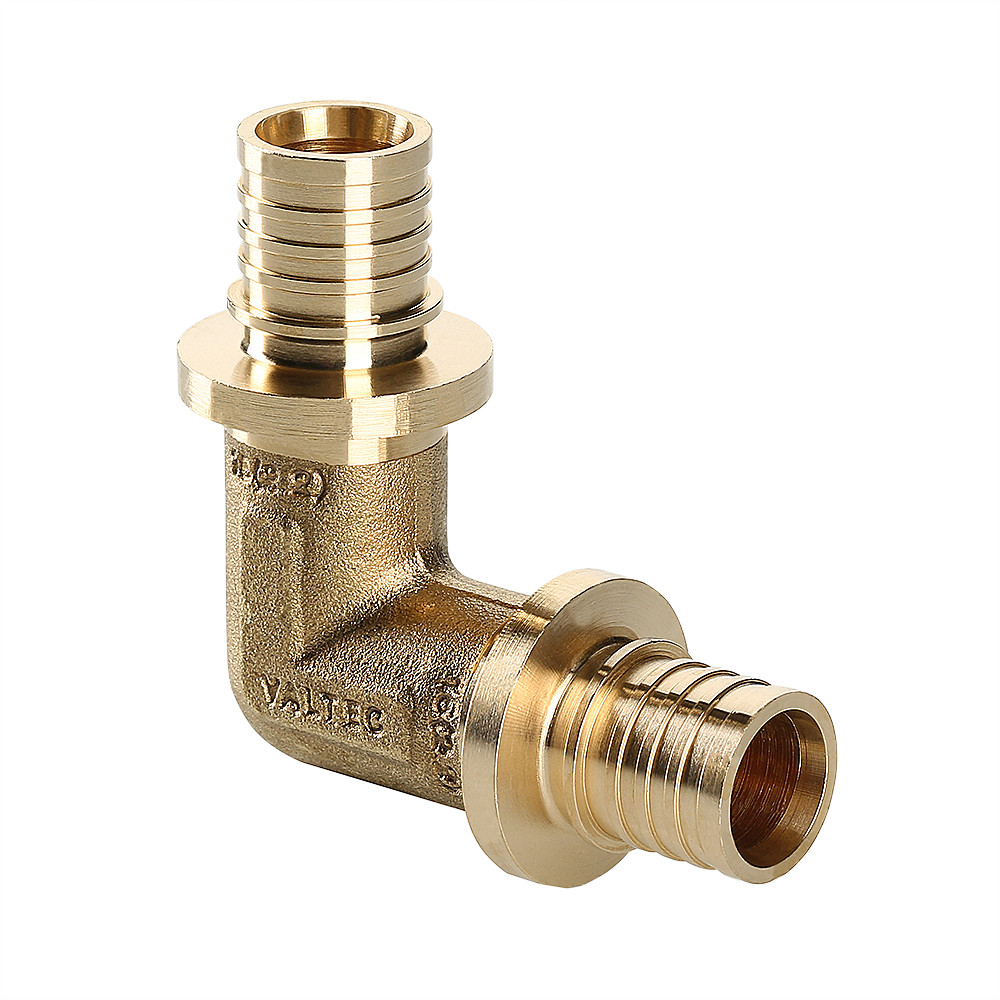 Угольник 25 90 град. аксиальный, латунь