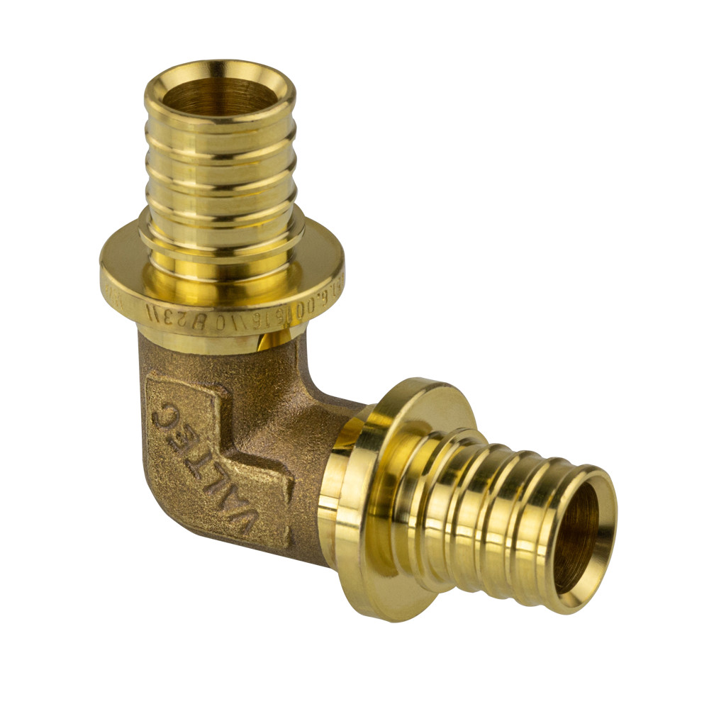 Угольник 25 90 град. аксиальный, латунь