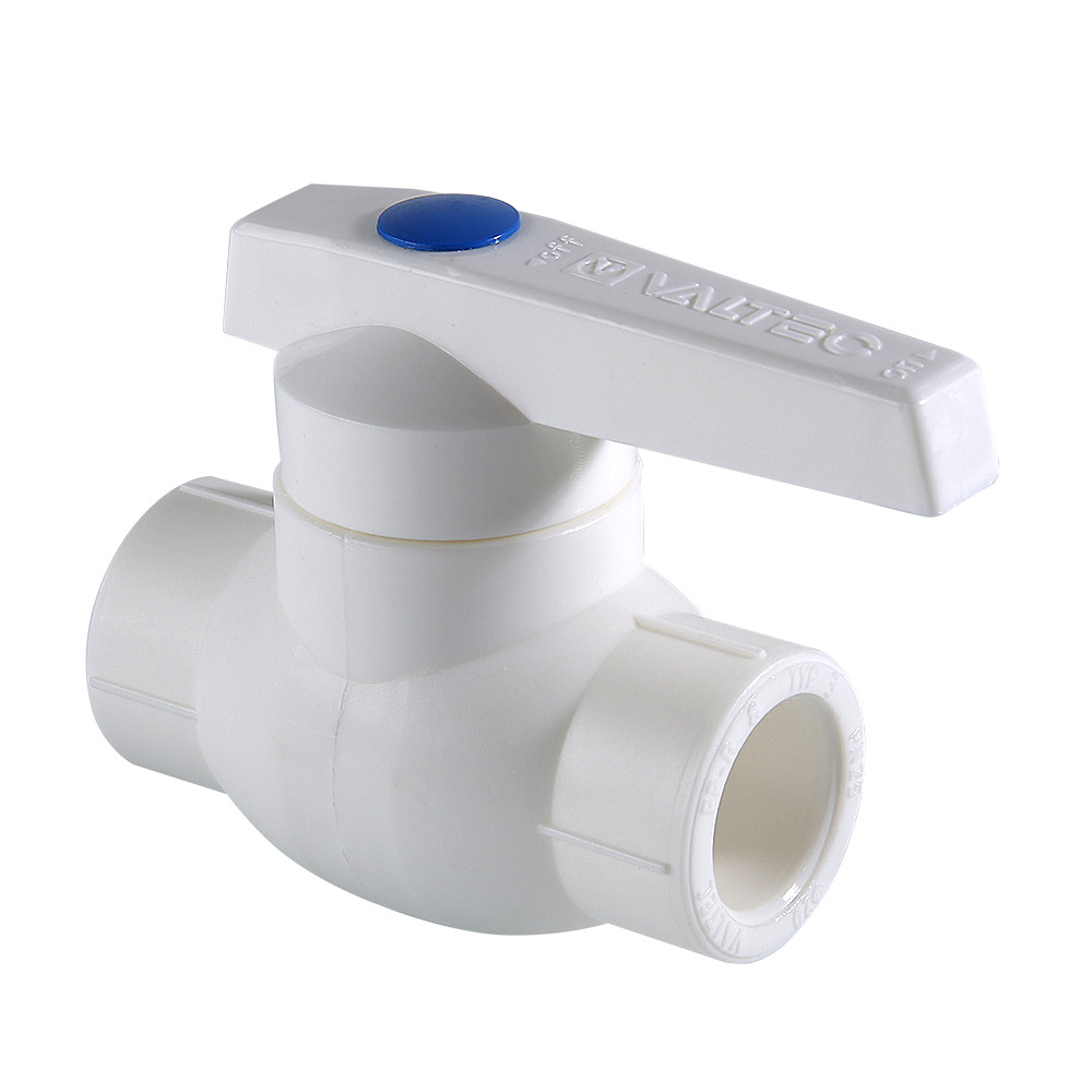 Кран шаровой 40 полипропиленовый PPR белый