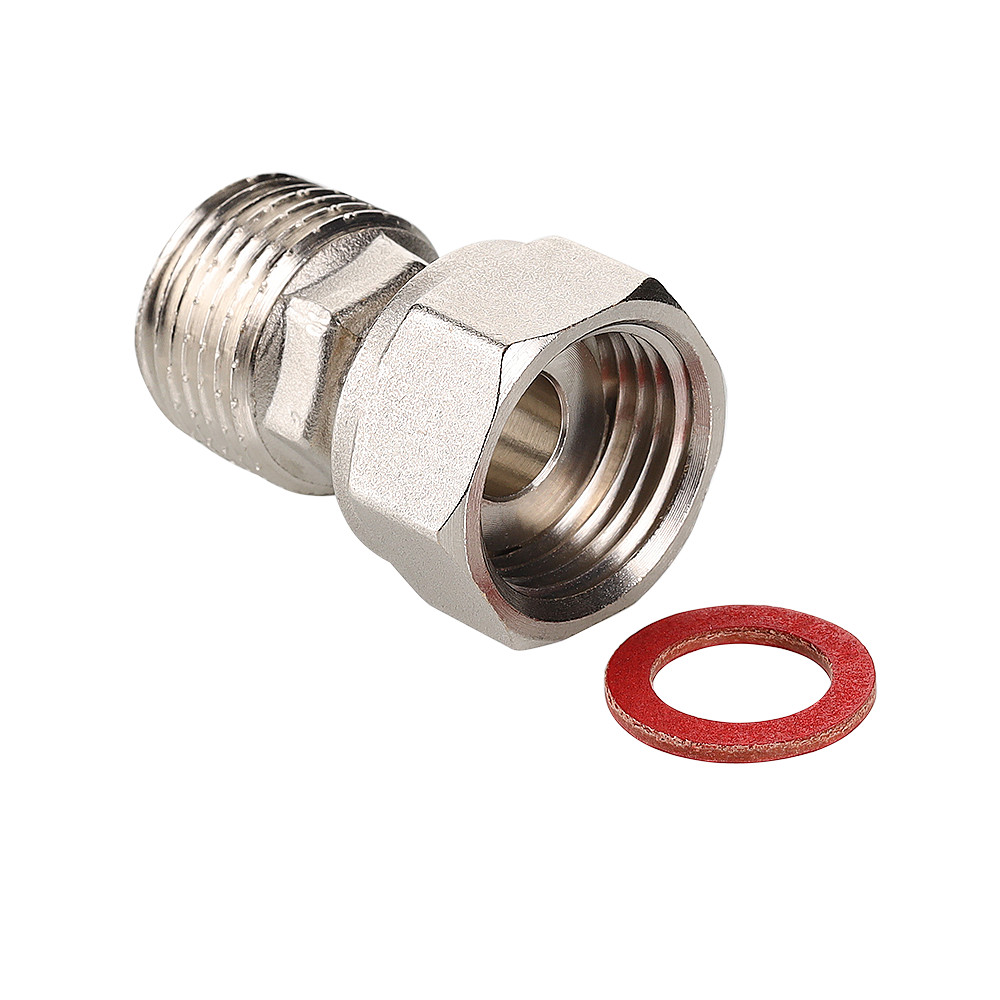 Полусгон прямой 1/2'x1/2' НР с накидной гайкой