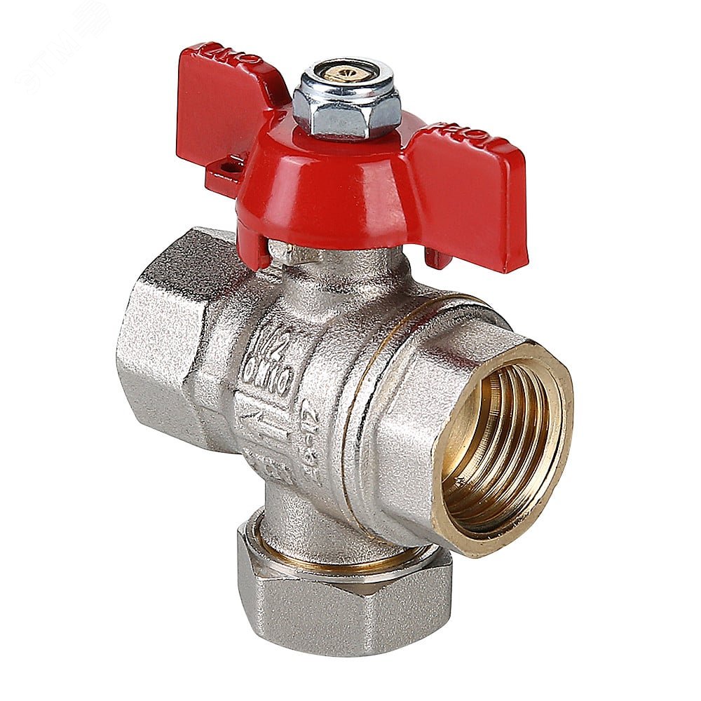 Изображение товара Кран шаровой с фильтром вн.вн. 1 для воды и сред высокой надежности