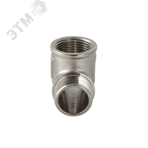 Тройник ВВН 1/2'х1/2'х1/2' переходной, никелированный - фото 2