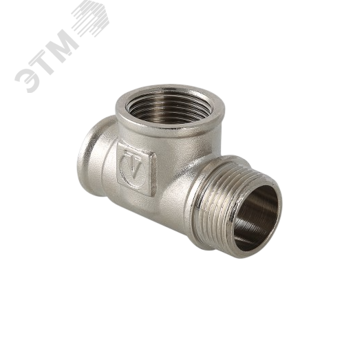 Тройник ВВН 1/2'х1/2'х1/2' переходной, никелированный - фото 1