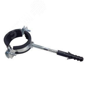 Изображение товара Хомут с резиновым уплотнением 2 1/2' (74-80 мм), в комплекте со шпилькой (шт)