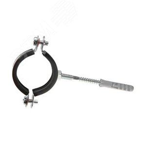 Кронштейн стальной с резиновым уплотнением 1' (32-35 мм) - фото 3