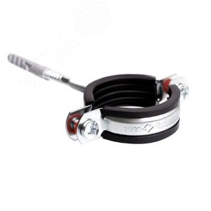 Кронштейн стальной с резиновым уплотнением 1' (32-35 мм) - фото 4