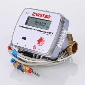 Теплосчётчик ультразвуковой, RS-485, 4 импульсных выхода, 0,6 м3/час (на подающий тр.) - фото 2