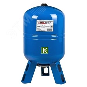 Бак расширительный 80 л. для ГВС и ХВС синий (с ножками) - фото 3