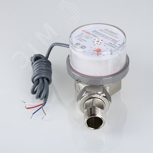 Счетчик воды универсальный с импульсным выходом 1/2' со сгонами межповерочный интервал 6 лет 80 мм до +90 град. 1.5м3 - фото 2