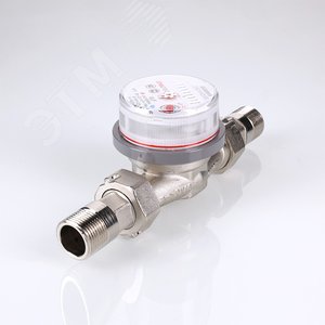 Счетчик воды универсальный 3/4' со сгонами межповерочный интервал 6 лет до +90 град 2.5м3 105 мм - фото 3