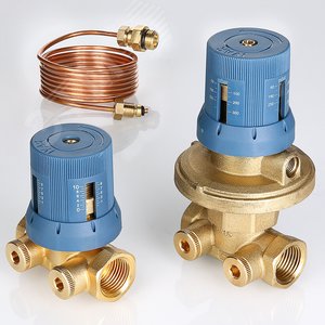 Регулятор перепада давления 3/4' в комплекте с запорно-регулировочным клапаном 50-300 мбар - фото 2