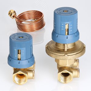 Регулятор перепада давления 3/4' в комплекте с запорно-регулировочным клапаном 50-300 мбар - фото 3